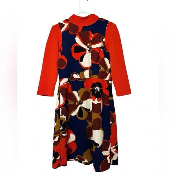 Retro Dress ECI New York Floral Vintage Dress Fall Dress M - Picture 1 of 10